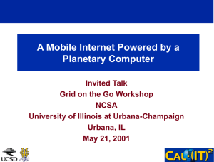 ppt - California Institute for Telecommunications and Information