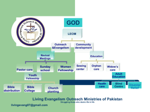 Living Evangelism Outreach Ministries of Pakistan Struggling those