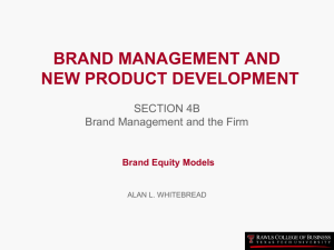 Brand Equity Models