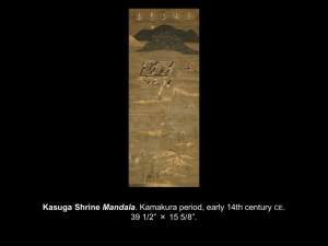 Kasuga Shrine Mandala. Kamakura period, early 14th century CE