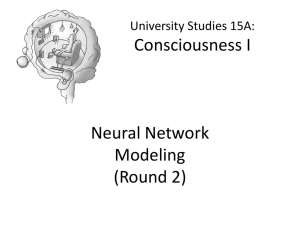 Neural Network Modeling: Round Two