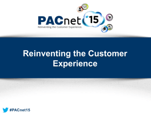 Reinventing the Customer Experience