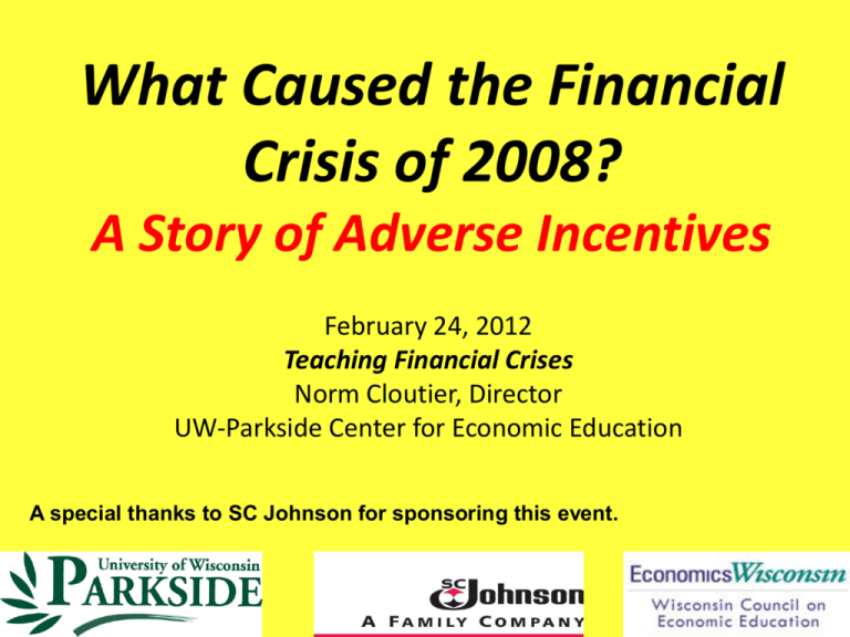 What Caused The Great Recession Of 2007 2009 