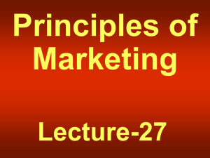 Principles of Marketing