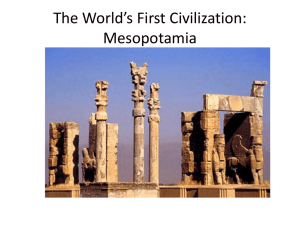 The World*s First Civilization: Mesopotamia