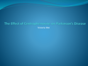 The Effect of Centrophenoxine on Parkinson's