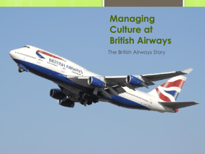 Managing Culture at British Airways