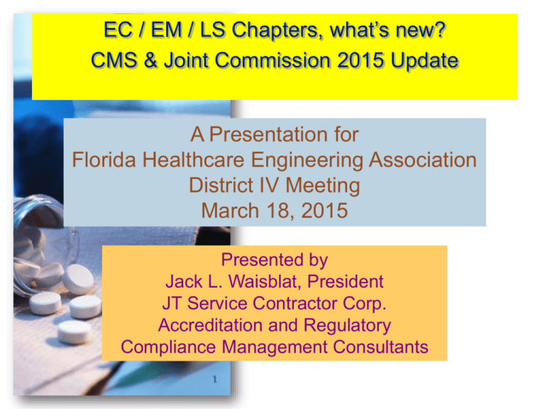 Educational Presentations Florida Healthcare Engineering