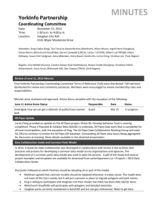20131213_Coordinating_Committee - Up to YorkInfo Partnership