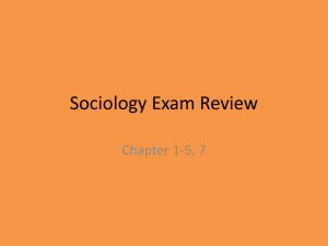 Sociology Exam Review