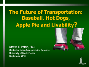 The Future of Transportation, Baseball, Hot Dogs, Apple Pie, and
