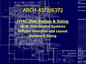 HVAC System Distribution & Sizing Reference