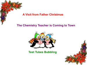 Chemistry Christmas Carols