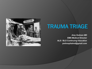 Trauma TrIage Protocols