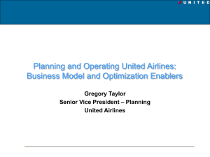 Planning and Operating United Airlines