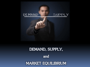 Price and Quantity Demanded