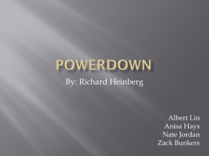 Powerdown - Cornell College