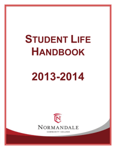 Student Life Handbook - Normandale Community College