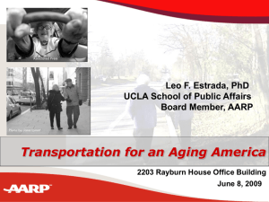 Complete Streets for an Aging America