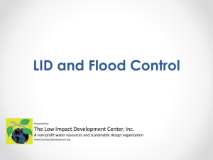 8 - Flood Control - Low Impact Development Center
