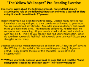 Jane in the Yellow Paper by CP Gilman  Characters  Summary  Video   Lesson Transcript  Studycom