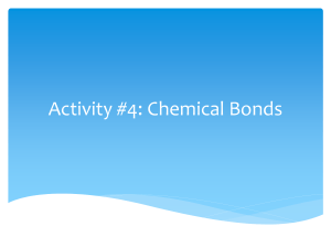 Chemical Bonds ppt