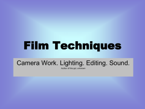 Film Techniques