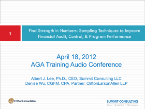 Slideshow - Audio Conference 4-18-2012