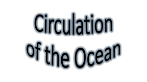 Ocean Circulation PPT Notes