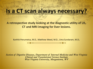 Is a CT scan always necessary? Diagnostic utility of US, CT and MRI