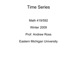 Time Series - Eastern Michigan University