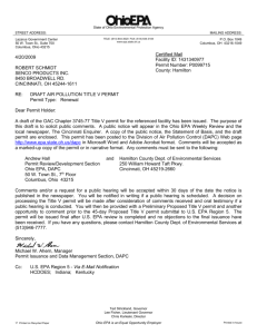 C. Emissions Unit Terms and Conditions