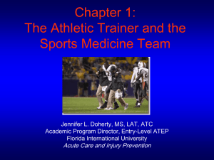 The Sports Medicine Team - Florida International University