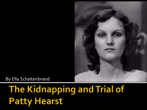 The Kidnapping and Trial of Patty Hearst