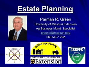 Estate Planning - National Ag Risk Education Library