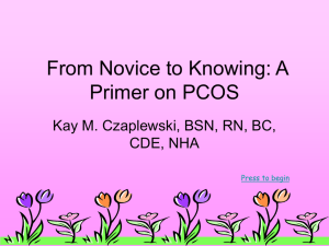 PCOS: From Novice to Knowing