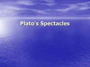Plato's Spectacles