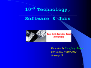 10 –9 Technology , Software and Future JOBS