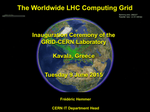 The LHC Computing Grid