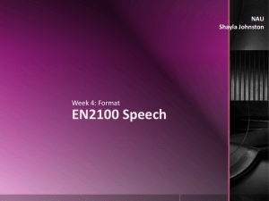 EN2100 Speech - WordPress.com