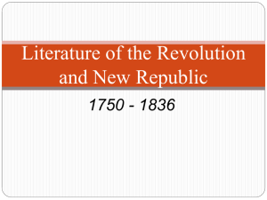 Revolution and New Republic PowerPoint