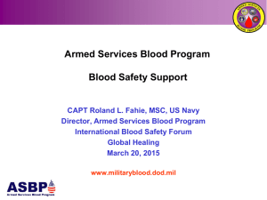 Blood Safety Program