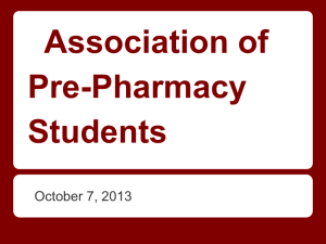 Association of Pre-Pharmacy Students - apps