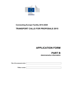 Annex 2 – Application form Part B