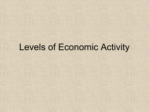 Levels of Economic Activity & ppt