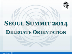 - Seoul Summit 2015