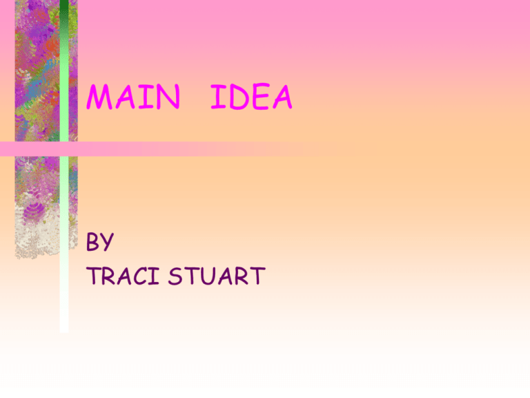 Antonym Of Main Idea