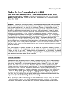 Student Services Program Review 2010-2012