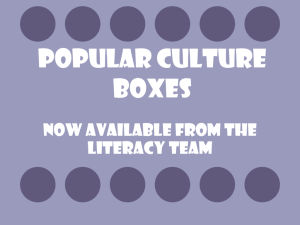 Popular Culture Boxes