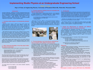 Implementing Studio Physics at an Undergraduate Engineering